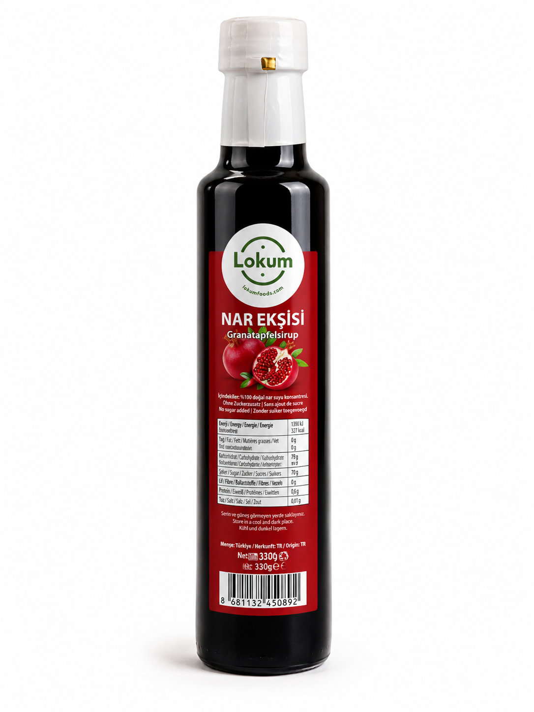 Additiefvrije Natuurlijke Granaatappelsiroop