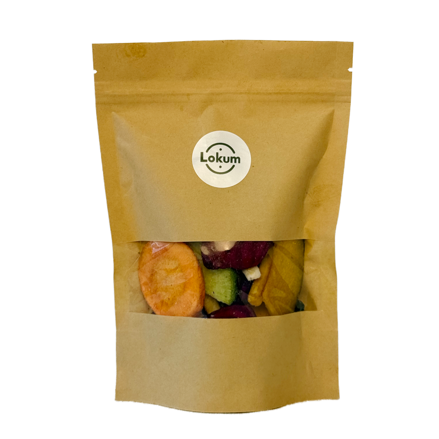 Natuurlijke groentechips