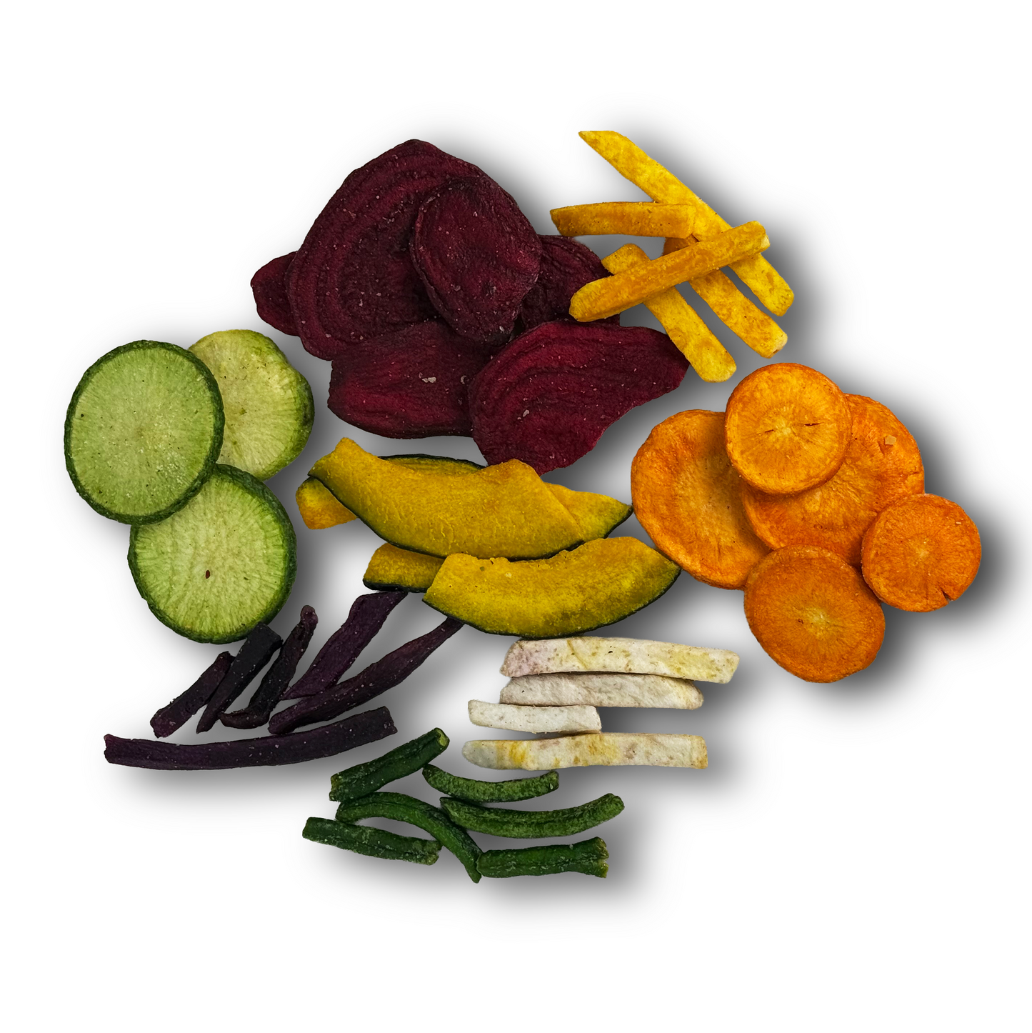 Natuurlijke groentechips
