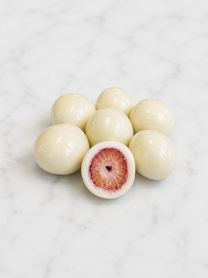 Strawberry White Chocolate Dragees