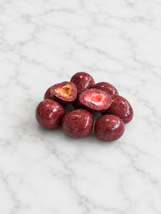 Aardbei Ice Tea Chocolade Drajes
