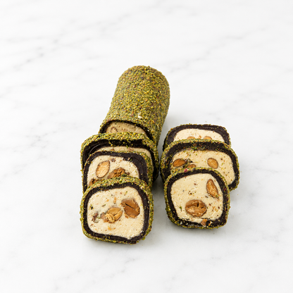 Pistachio Almond Wrapped Turkish Delight