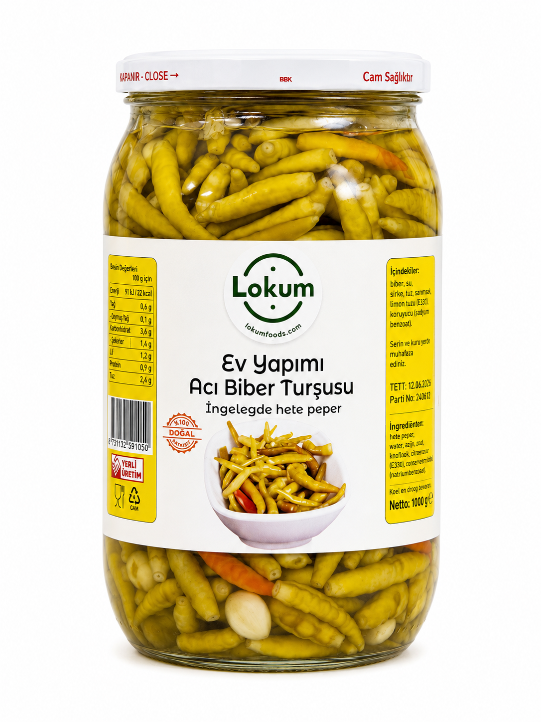 Homemade Hot Pepper Pickles