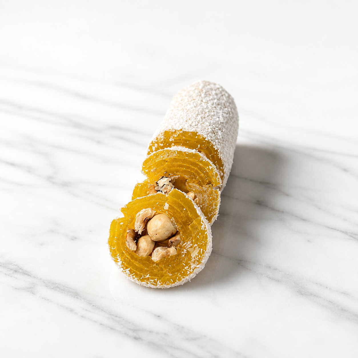 Pineapple Hazelnut Wrapped Turkish Delight