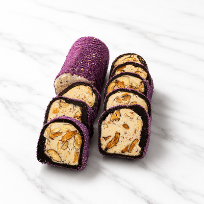 Raspberry Almond Wrapped Turkish Delight