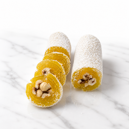 Pineapple Hazelnut Wrapped Turkish Delight