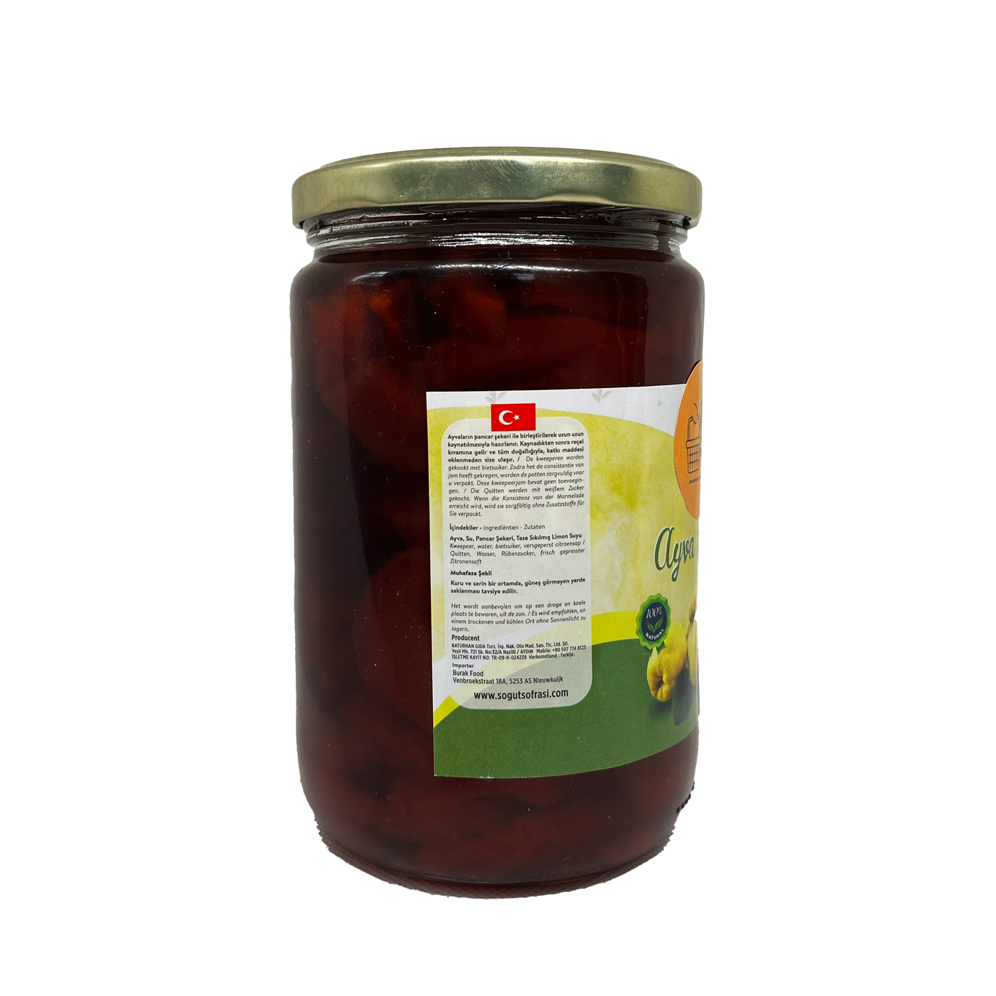 Handmade Additive-Free Quince Jam