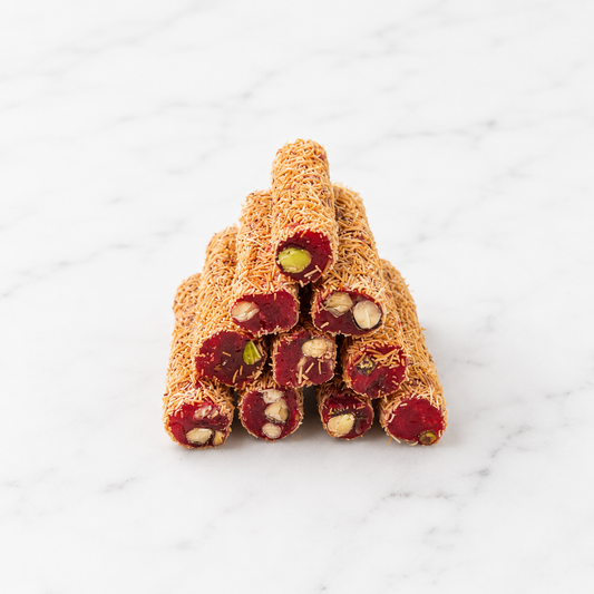 Granaatappel en Kadayif Vinger Turks Fruit