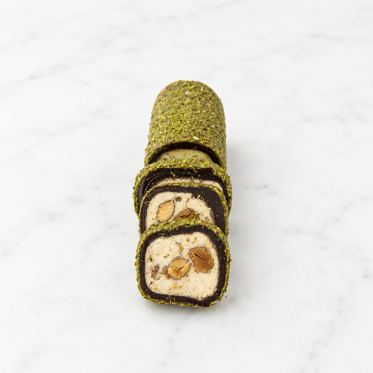 Pistachio Almond Wrapped Turkish Delight