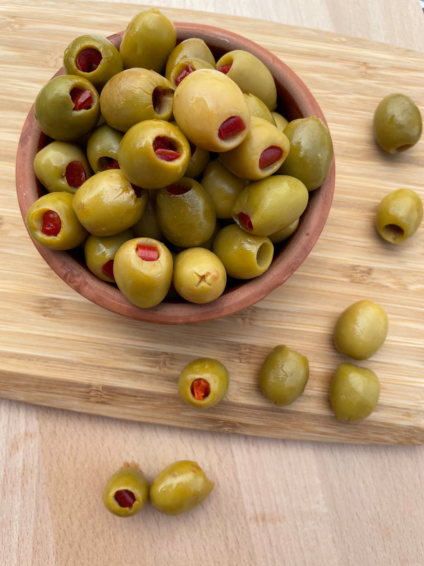 Green Olives with Pepper (Manisa)